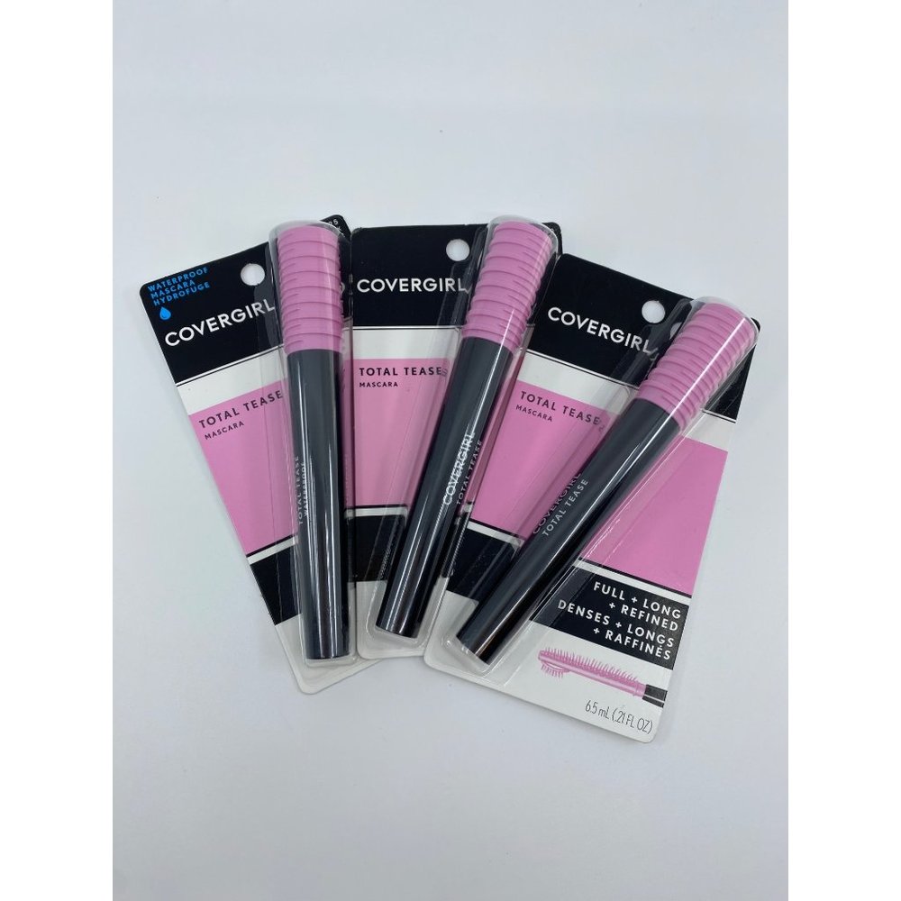 COVERGIRL Total Tease Very Black Mascara x 3
